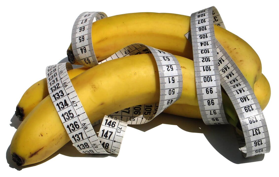 Penis increase - centimeter in bananas